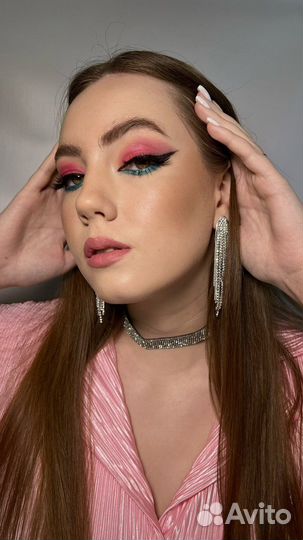 Макияж, локоны, причёски