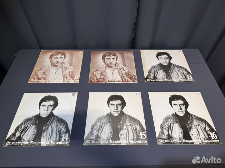 На концертах Владимира Высоцкого 21шт