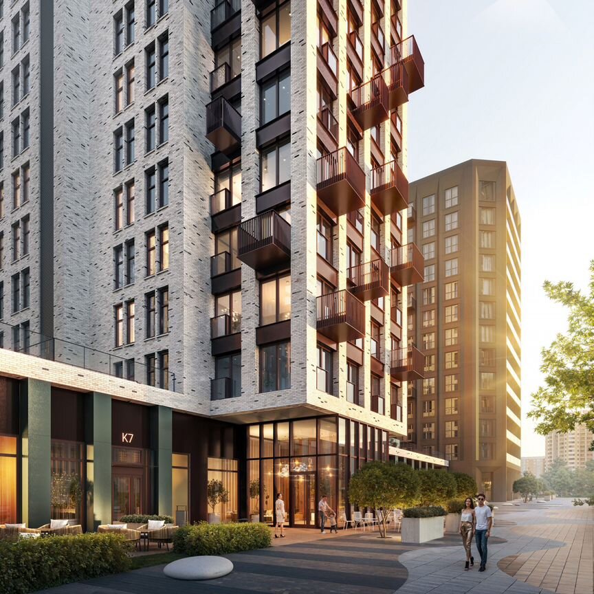 2-к. квартира, 53,4 м², 12/27 эт.