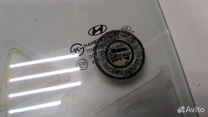 Стекло боковой двери Hyundai Veloster 2011, 2013