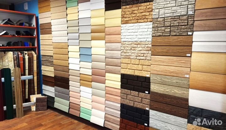 Сайдинг металлический и виниловый от склада