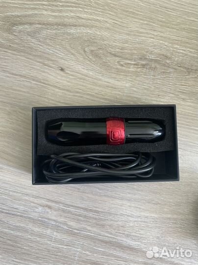 Тату машинка для бровей Rocket Black + картриджи