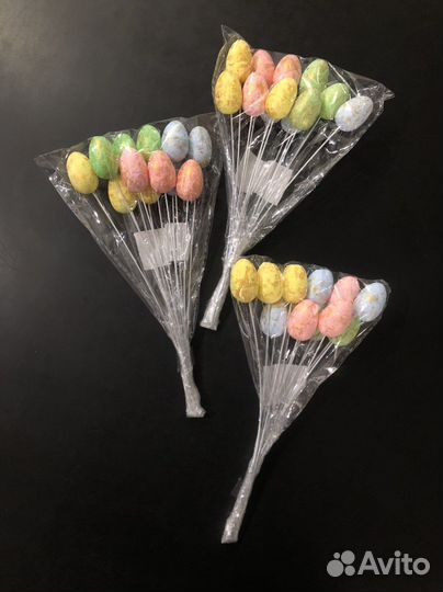 Декор. набор пасхальных яиц