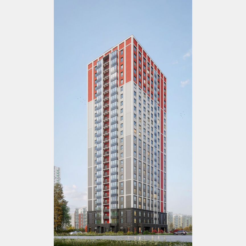 Квартира-студия, 29,5 м², 4/25 эт.