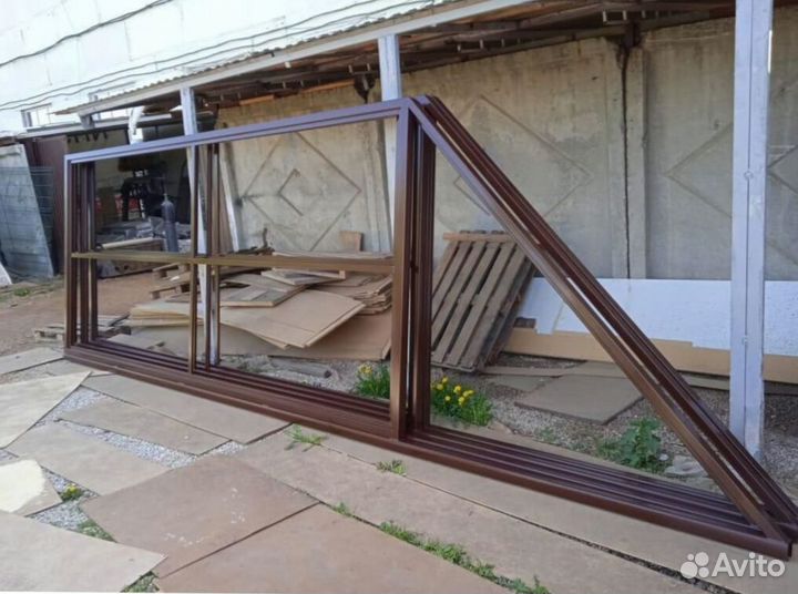 Откатные ворота каркас