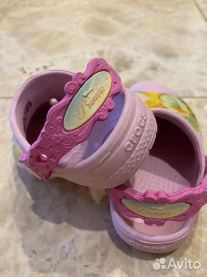 Кроксы Crocs Disney Princess Ballerina Pink