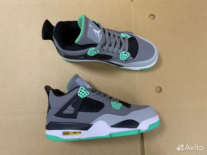 Nike Air Jordan 4 Retro Green Glow Qual