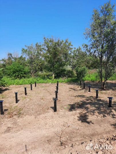 Винтовые сваи для бани