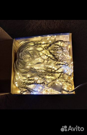 Гирлянда уличная бахрома