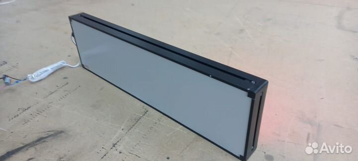 Бегущая строка 67х19х5 см красного свечения