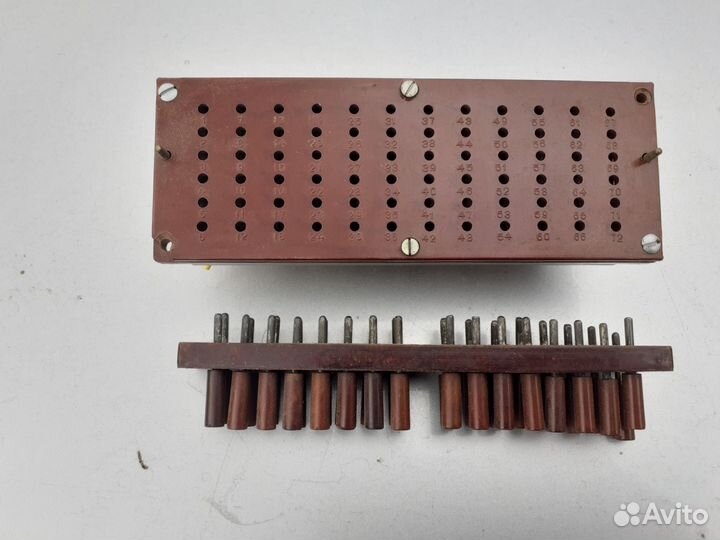 Панель от прибора испытателя радиоламп