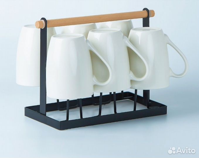 Кружки набор на подставке