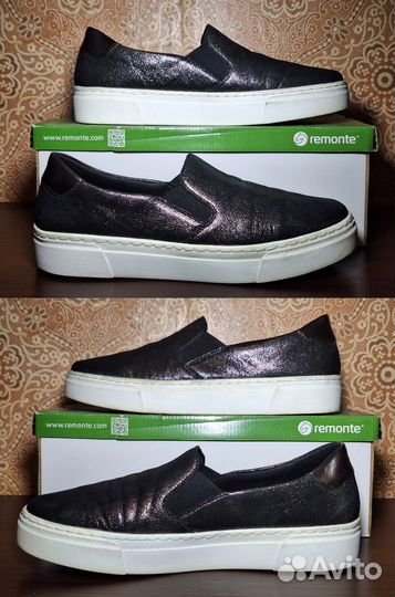 Remonte 43 Слипоны, лоферы, мягкая кожа. Видео