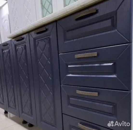 Кухня Агава Белая/Сапфир 2 метра