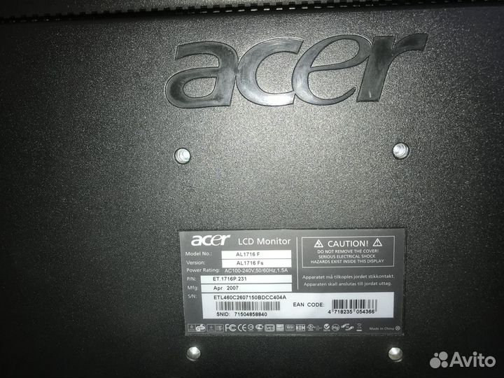 Монитор Acer