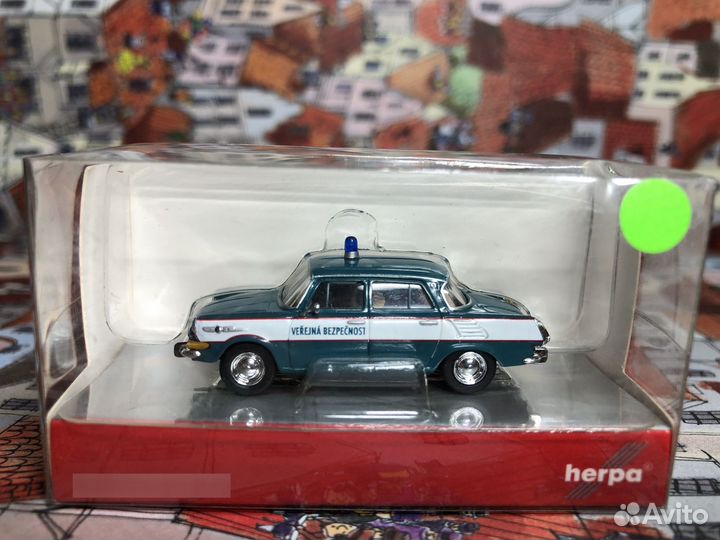 Модель автомобиля Skoda 1000 MB herpa HO 1/87
