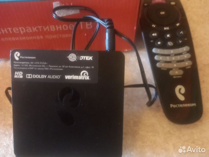 Tv приставка ростелеком