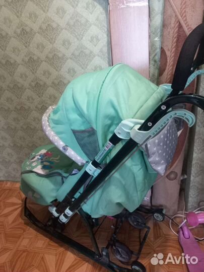 Коляска санки