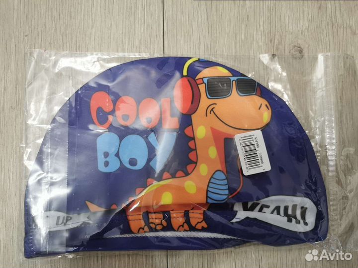 Шапочка для бассейна детская тканевая