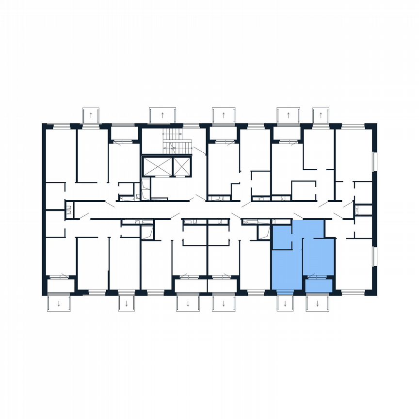 1-к. квартира, 33,6 м², 5/12 эт.