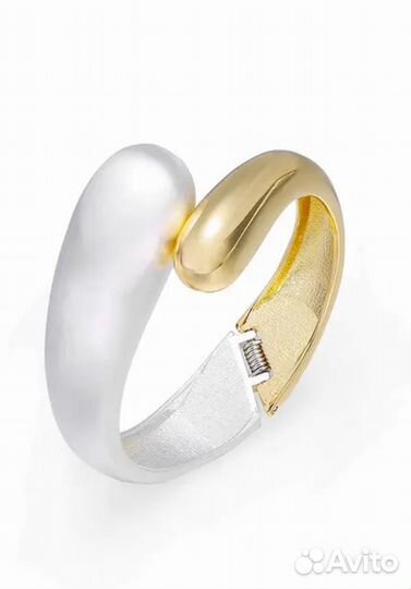 Браслет разжимной биколорный