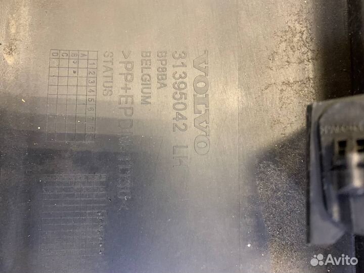 Левая накладка порога Вольво V40 Volvo V40