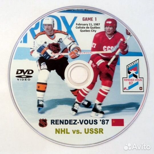 Хоккей СССР - нхл Рандеву 1987 на двух DVD дисках