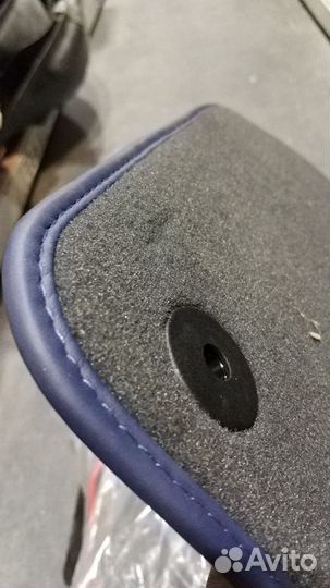 Ковры Audi Q5 с синей оплеткой 8R0071181BLU