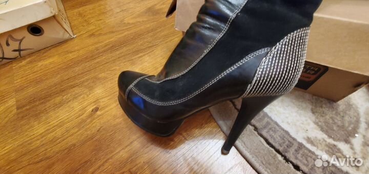 Сапоги женские натуральная кожа