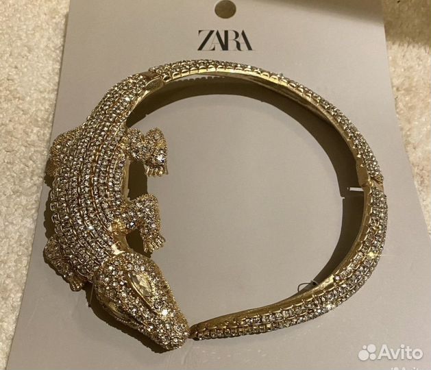 Коллье Zara крокодил
