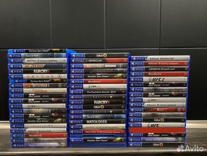 Игры для ps4 одним лотом 56 дисков