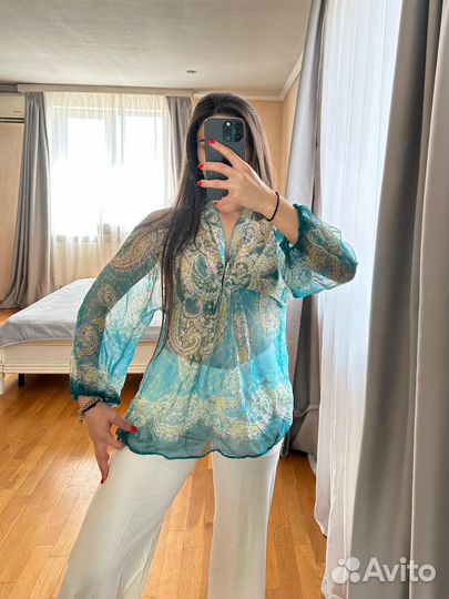 Блузка жен 44 размер Шелк