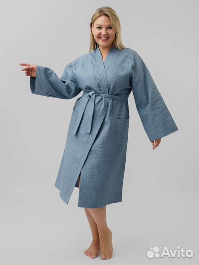 Халат банный вафельный Артикул 1448 - 1445