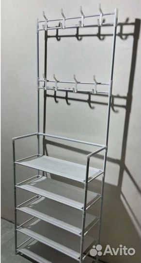 Вешалка с полками, разборная