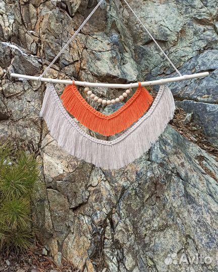 Настенное макраме панно