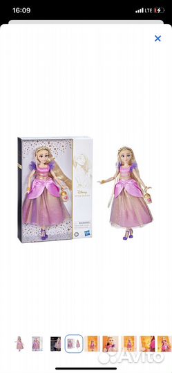 Новая Оригинальяная кукла рапунцель Disney