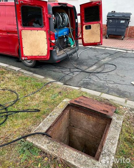 Прочистка засора Прочистка труб канализации