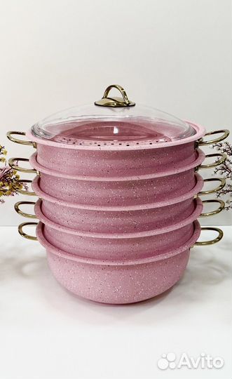 Кастрюля Мантоварка Пароварка все цвета