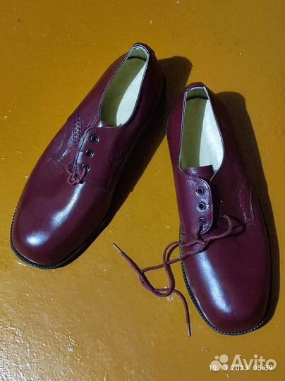 Туфли ортопедические кожаные на микропоре СССР