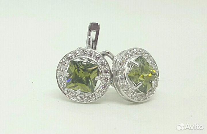 Серьги серебро