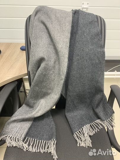 Серый шарф двухсторонний h&m