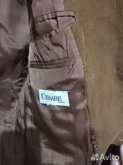 Пиджак вельвет, горчичный цвет Италия Cesare Roma