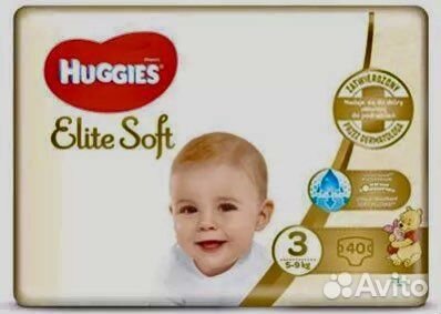 80 шт Huggies elite soft 3