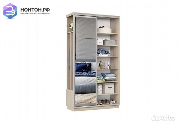 Прихожая-купе Анха мини ясень шимо светлый
