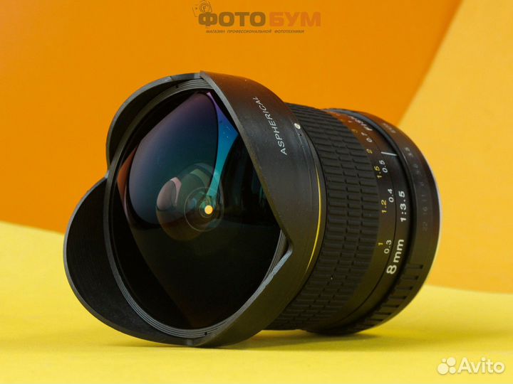 Объектив Samyang Fish-Eye CS 8mm f3.5 (Canon)