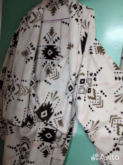 Плед с рукавами, длинный