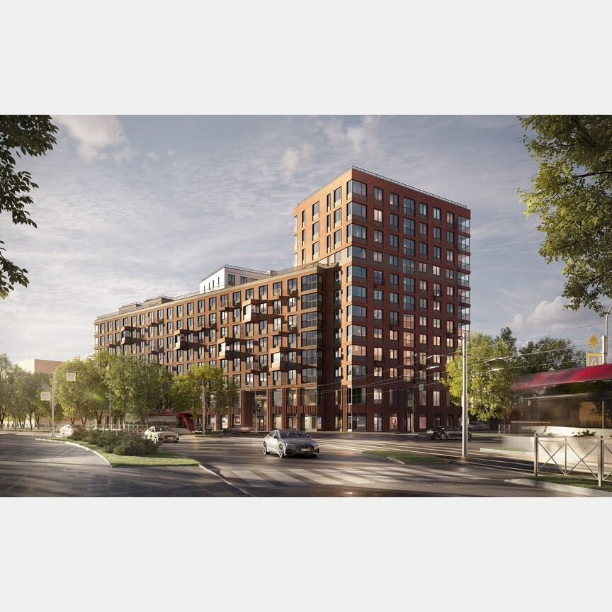 1-к. квартира, 43 м², 8/12 эт.