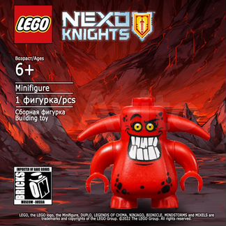 Lego минифигурка nexo knights монстр
