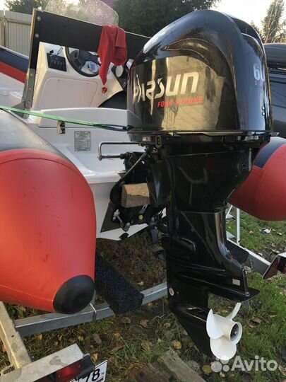 Мореходный риб fortis 450RV мотор FE60L