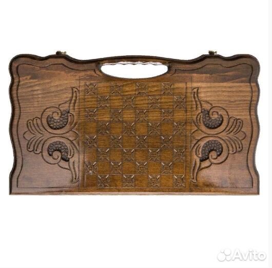 Нарды резные Эчмиадзин с ручкой 50